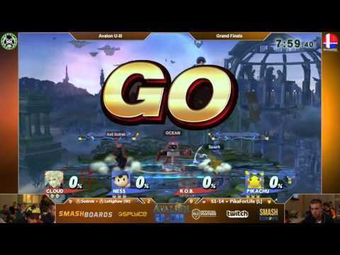Avalon U-III - Sodrek + LoNg0uw Vs. S1-14 + PikaForLife - Grand Finals - Smash 4 Doubles