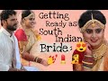 Getting Ready As South Indian Bride Meghashree Meghashree Daily Life Meghashree