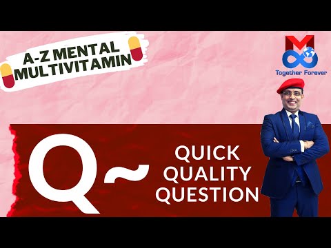 Quick Quality Questions: That's What You Need To Be Successful | A-Z Mental Multivitamin
