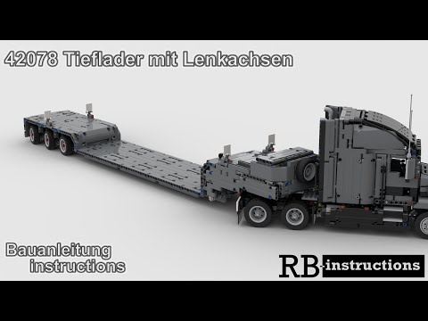 RBi Tieflader mit Lenkachsen für LEGO® 42078 Mack Anthem