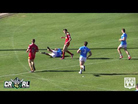2017 CRRL Reserves Round 4 - Gungahlin Bulls vs Queanbeyan Blues Highlights