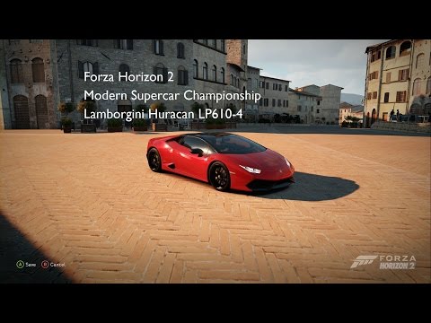 Forza Horizon 2 Modern Supercar Championship in the Lamborghini Huracan
