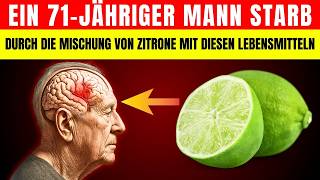 Zitronen-Geheimnis für Senioren: Mischen Sie Zitrone niemals mit diesen drei Lebensmitteln