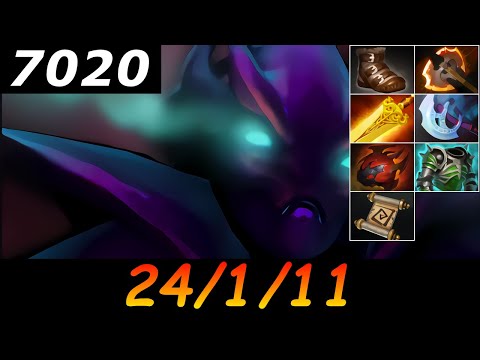 Dota 2 Spectre 7020 MMR 24/1/11 (Kills/Deaths/Assists) Ranked Full Gameplay