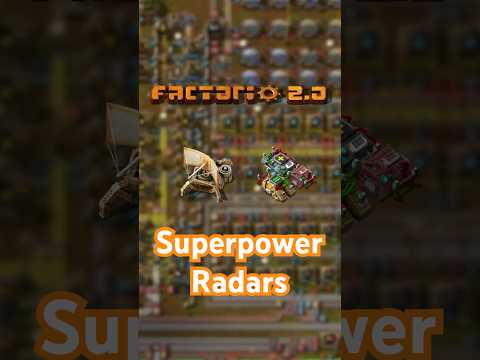 Did You Know Radars Can Do THIS in Factorio? #factorio #factoriospaceage #factoriotutorial