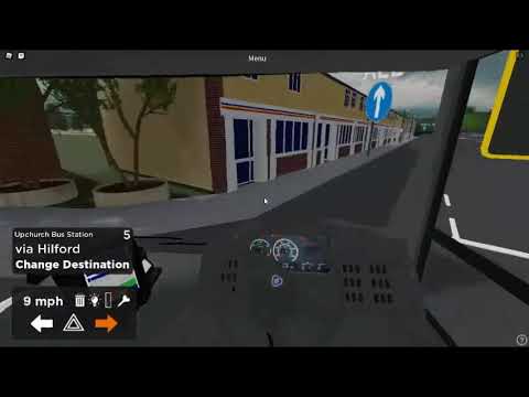 Southgate Bus Sim: Driving route 5 Southgate-Bus Station-Upchurch