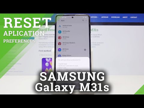 How to Reset App Preferences on SAMSUNG Galaxy M31s – Change App Preferences