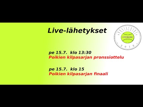 Tenavaleirin finaali Hyvinkää - Kankaanpää