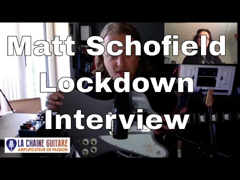 Matt Schofield great Blues guitar player lockdown interview