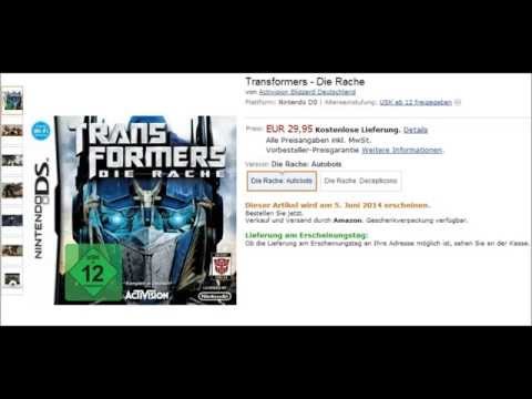 New Transformers NDS game!!! HIGH GRAPHICS!!!!!