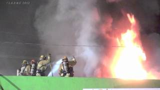 preview picture of video 'LAFD / Studio City Commercial Fire'