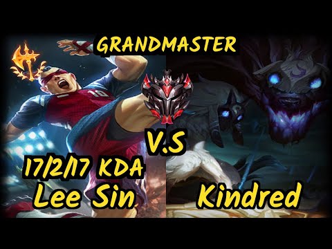 RED Revolta (LEE SIN) vs KINDRED - 17/2/17 KDA JUNGLE GAMEPLAY - BR Ranked GRANDMASTER
