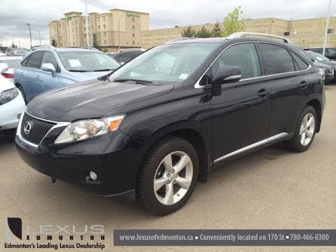 Lexus Certified Pre Owned Black on Black 2011 RX 350 AWD Review - Fort McMurray, AB