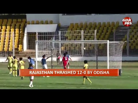 Odisha thrash Rajasthan 12-0 in GFA’s Senior Women’s football championship || ENGLISH || GOA365