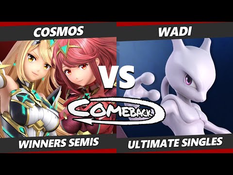 The Comeback Winners Semis - Cosmos (Pyra Mythra) Vs. WaDi (Mewtwo, ROB) SSBU Ultimate Tournament