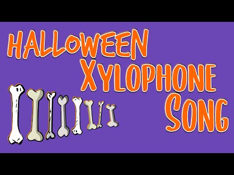 These Skeleton Bones | Elementary Halloween Xylophone Song