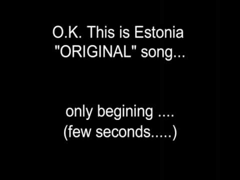 Estonia - Sandra Nurmsalu & Urban Symphony - Rändajad - PLAGIAT 99.99% SONG ! -