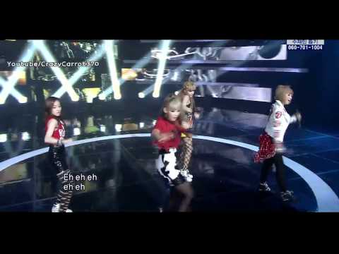 [KyuHK] 110731 GAYO 2NE1 - Hate You : ComeBack Stage.mp4