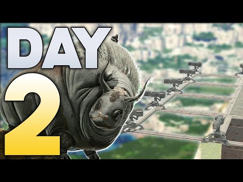 Insane Progress On Our Modded Lava Cave Day 2! - ARK PvP