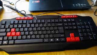 RED5 Gaming Keyboard - turning the backlight on!