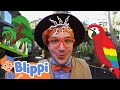 Pirate Blippi Explores The San Diego Zoo Learning Animals For Kids Educational Videos For Kids
