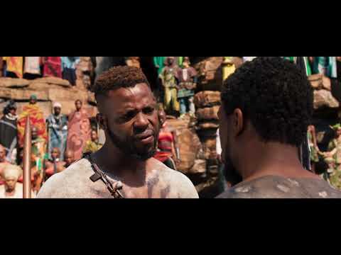M'baku challenge t'challa | Fight scene | English 5.1 Dolby Digital