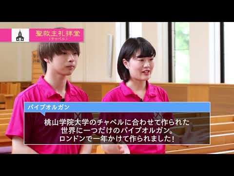 人間教育学科 桃大のシンボル！聖救主礼拝堂（チャペル）【和泉キャンパス】