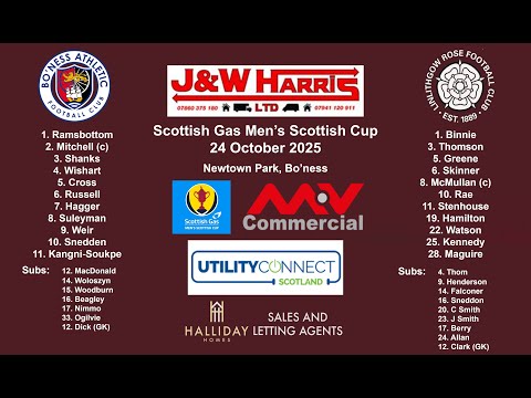 Bo’ness Athletic v Linlithgow Rose – 24 October 2025
