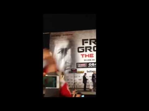 Carl froch gets booed in a big big way for groves fight 2 at wembley!