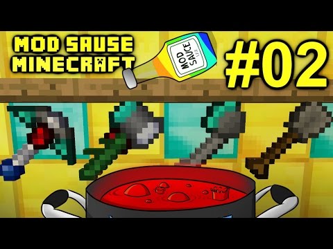 Minecraft Mod Sauce Ep. 2 - Tinkers Tool Upgrades ( HermitCraft Modded Minecraft )