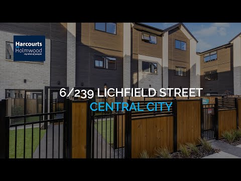 6/239 Lichfield Street, Christchurch Central, Canterbury, 2房, 2浴, 公寓
