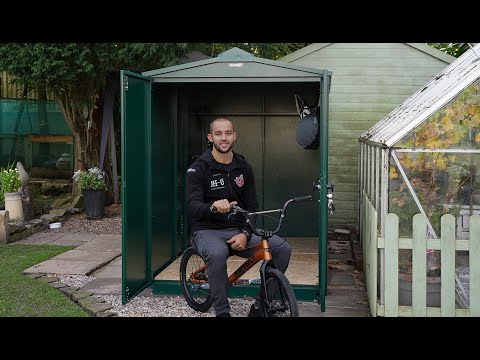 World No 6 BMXer Ross Cullen & his Asgard Bike Shed Installation