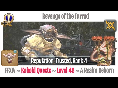 FFXIV Revenge of the Furred (Beast Tribe Kobolds, Rank 4, Minion, Mount) - A Realm Reborn