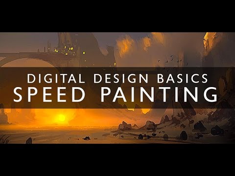Digital Painting Basics - Introduction To Speed Painting - Concept Art Tutorial