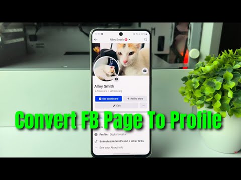 How to Convert Facebook Page To Profile Account