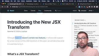 The New React JSX Transform