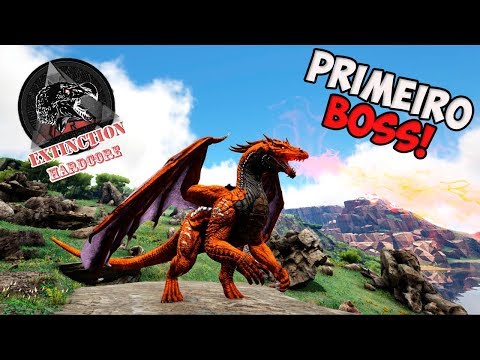 WE TAMED OUR FIRST BOSS!! ep.34 -- ARK EXTINCTION HARDCORE!