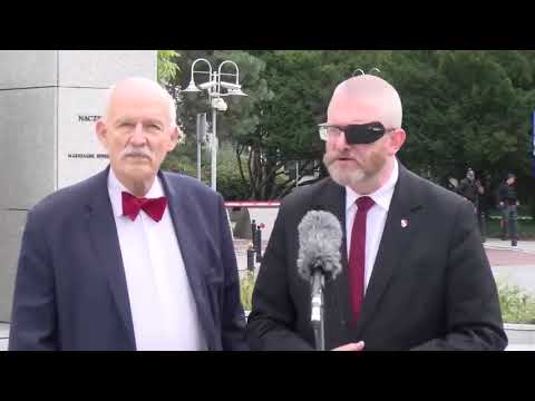 Janusz Korwin-Mikke and Grzegorz Braun against warmongers. Motion to the Prosecutor's Office!