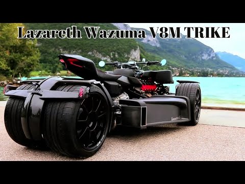 10 Pieces Made, All Suitable for European Roads | Lazareth Wazuma V8M TRIKE- V8 ENGINE POWERED