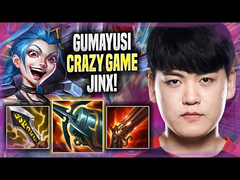 GUMAYUSI CRAZY GAME WITH JINX! - T1 Gumayusi Plays Jinx ADC vs Zeri! | Season 2022