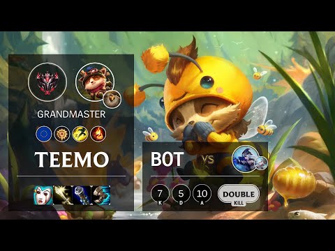 Teemo Bot vs Ashe - EUW Grandmaster Patch 10.14