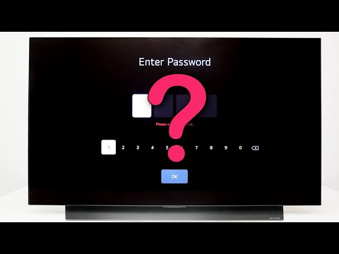 [LG TV] - How to Reset the TV Password  (WebOS22)