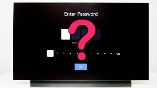 [LG TV] - How to Reset the TV Password  (WebOS22)
