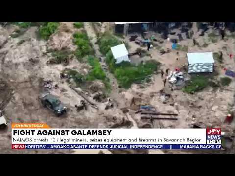Fighting Illegal Mining: NAIMOS arrests 10 illegal miners, seizes equipment and firearms in S/R