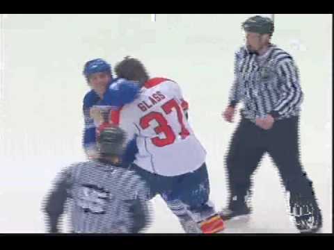 Ondrus vs . Glass - Panthers at Leafs - Feb 5 08