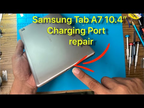 SAMSUNG TAB A7 10.4" - Reparaturanleitung - Zerlegen - Ladeanschluss