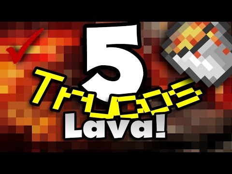 5 Trucos Con La Lava En Minecraft Pe 0.15.3 | Cuarto secreto, Portal sin picar Obsidiana y mas!!