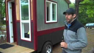 A 60 Square Foot Tiny House/Camper/Cabin on Wheels WITH a shower, toilet and kitchen!?