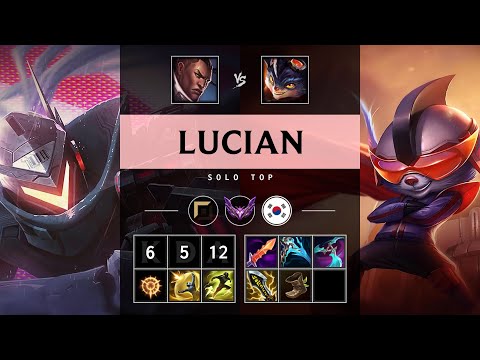 Lucian Top vs Rumble - KR Master Patch 25.16