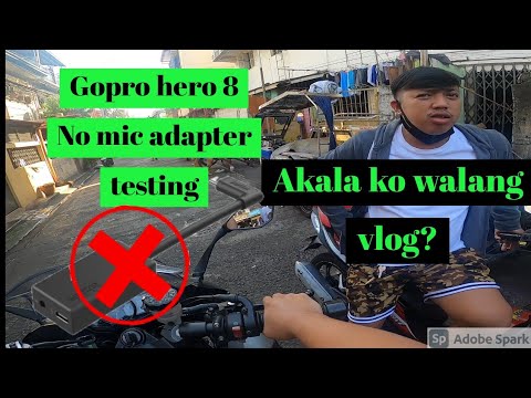 GOPRO HERO 8 - NO MIC ADAPTER | GOPRO HERO 8 TESTING | PACO MOTOVLOG